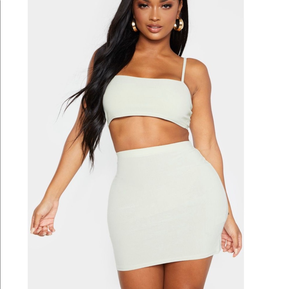 Sage green 2 piece set